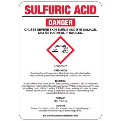 Chemical Ghs Labels Sulfuric Acid Ghs Pictograms Seton Chemical Ghs Labels Sulfuric Acid Ghs Pictograms Seton