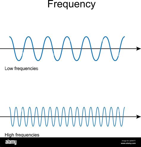 Frequency Low And High Frequency Waves Stock Vector Illustration Of Frequency Low And High Frequency Waves Stock Vector Illustration Of