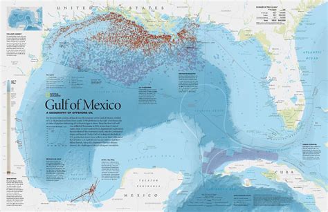Gulf of Mexico Oil Rig Locations Map