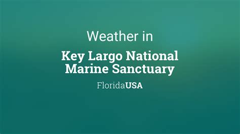 Key Largo Marine Weather Forecast
