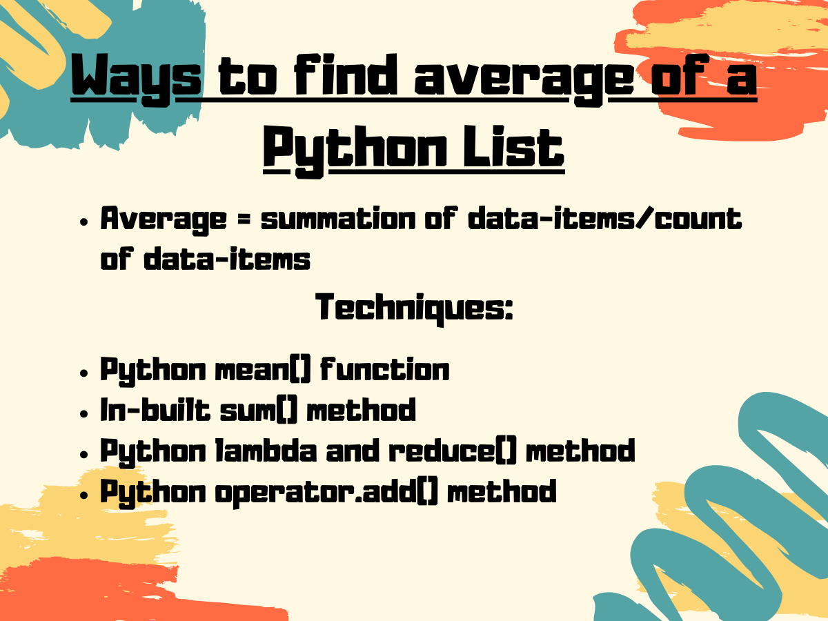 Python Average Of Array Python Average Of Array