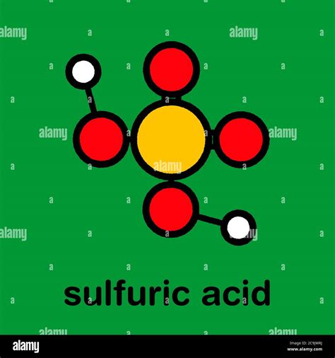Sulfuric Acid H2so4 Strong Mineral Acid Molecule Atoms Are Sulfuric Acid H2so4 Strong Mineral Acid Molecule Atoms Are