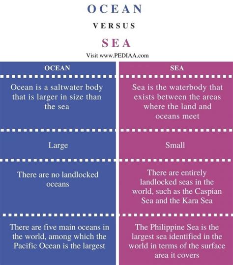 What Is The Difference Between Ocean And Sea Pediaa Com What Is The Difference Between Ocean And Sea Pediaa Com